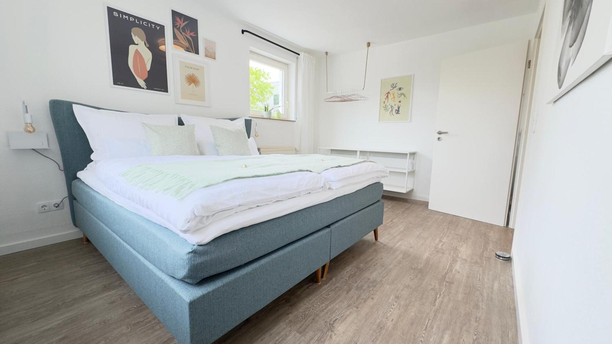 Fewo Am Park - 4P, Boxspringbett, Balkon, Smarttv, Gesundbrunnen, Familienfreundlich ハレ エクステリア 写真